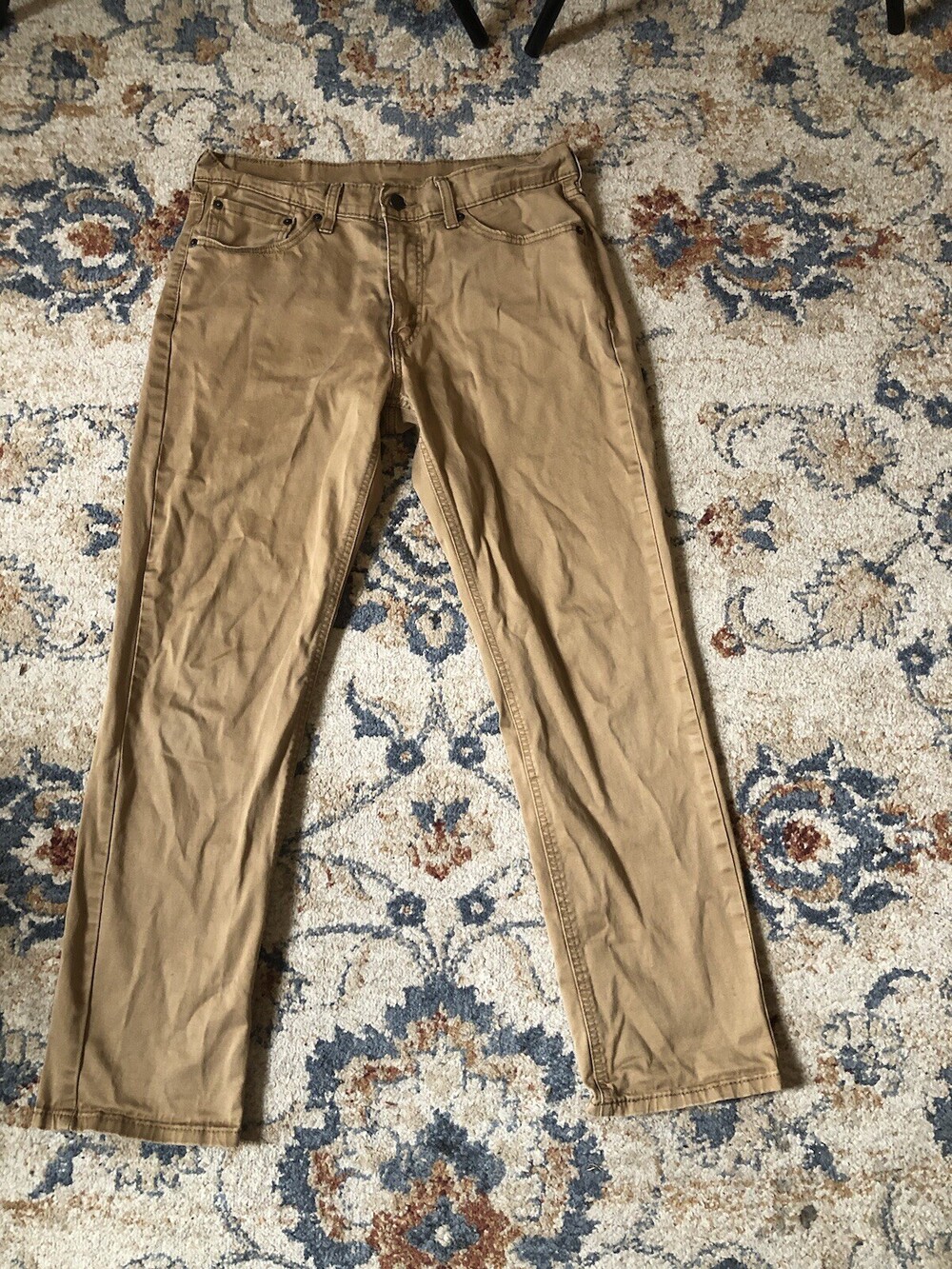 LEVIS 541 BROWN 32X32 ALL SEASONS TECH ATHLETIC TAPER STRETCH JEANS MENS